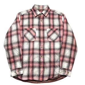 GOLDEN BEAR オンブレ チェックシャツ キルティング 中綿 M 山田