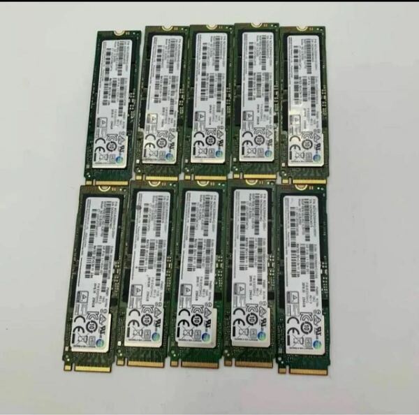 SAMSUNG MZVLB256HAHQ-000H1 256GB NVMe M.2 PM981 10枚セット