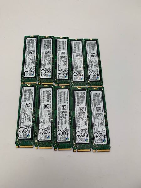 SAMSUNG MZVLW256HEHP-000D1 256GB NVMe M.2 PM961 10枚セット