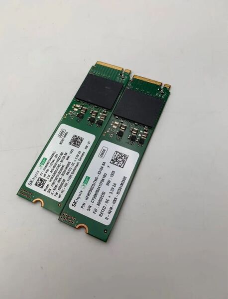 SK hynix BC501 NVMe m.2 SSD256GB 2枚セット