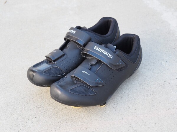 SHIMANOシマノ RP1 SPD-SL/SPD両対応 ビンディングシューズ グラスファイバー強化ナイロンソール ブラック サイズ42/26.5 クリート付