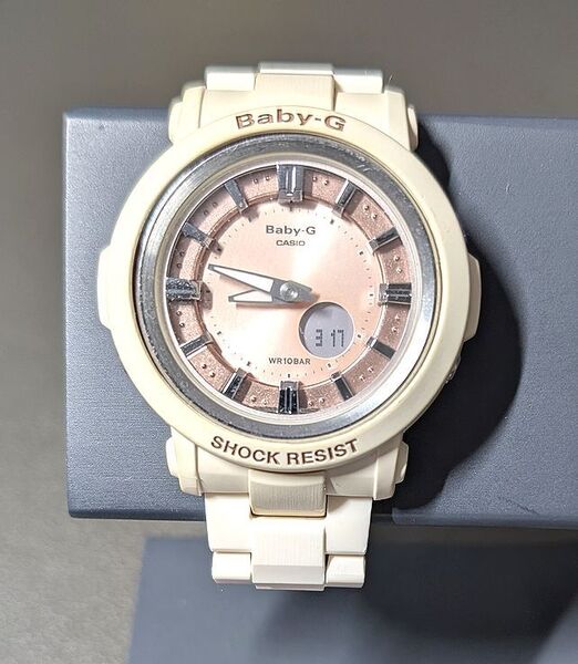 【送料無料】【美品】CASIO BGA-300(5283)Baby-G ピンク 腕時計☆美品購入後未使用保管☆バンド短め