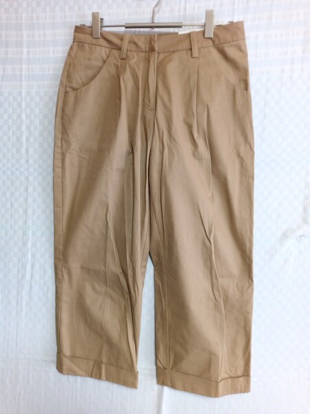 11828 ★★ MALE'T ME'T OFFICER'S タック入パンツ ベージュ サイズ36