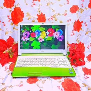 新品SSD256GB/新型Win11/レアグリーン/オフィス/動画編集/ZOOM/Webカメラ/新品マウスサービス