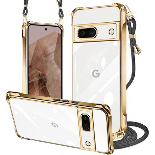 PAILAIMEN Google Pixel 8a ケ さ調整可能 取り外し可能 落下防止 擦り傷防止 ゴールド 558