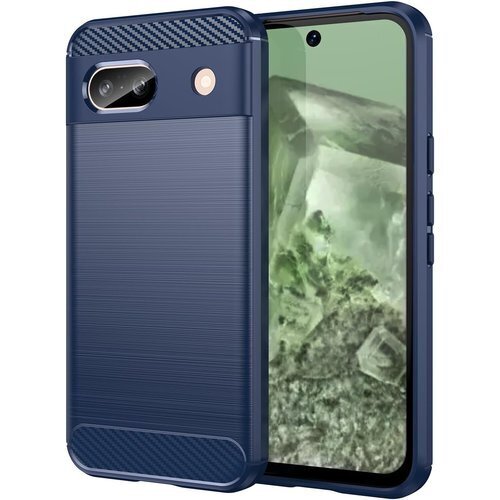 Moahsiuny For Google Pixel 護カバー 指紋防止 耐衝撃 TPUシリコーン素材 ブルー 615