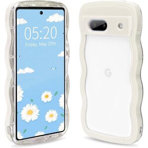 Newnugds Google Pixel8A ケース 撃吸収 携帯ケース 人気Pixel8A ケース ホワイト 647