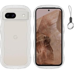 HILEGENER Google Pixel 8A か 充電対応 ストラップホール付き Pixel 8A-純透明 682