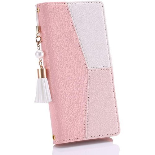 Xperia 10 VI スマホケース 手帳型 可愛い ア 10 VI ケース 手帳型 可愛い ピンクとホワイト 1032