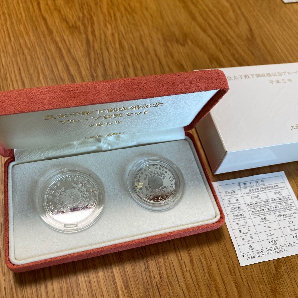 Yahoo!オークション -「皇太子殿下御成婚記念プルーフ貨幣セット Yahoo!オークション -「皇太子殿下御成婚記念プルーフ貨幣セット