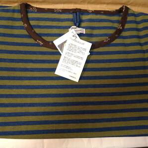 新品未着用 BORDER CREW INDIGO L/S OLIVE Size1 2014AW