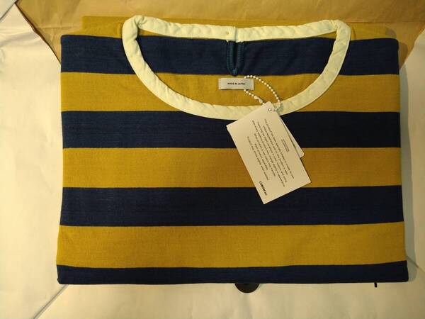 新品未着用 BORDER CREW L/S YELLOW Size1 2014AW
