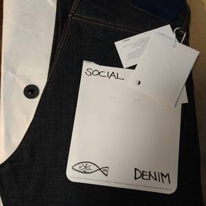 新品未使用未着用 SOCIAL SCULPTURE 05 SLIM UNWASHED W30/L30