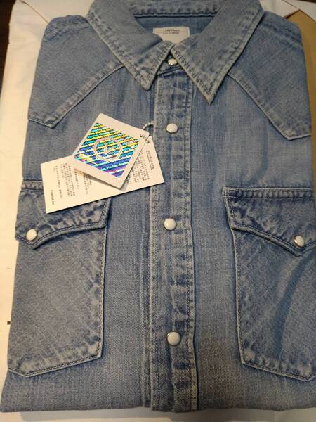 新品未着用 visvim SOCIAL SCULPTURE SHIRT L/S DAMAGED VS0001822-01 SIZE 1