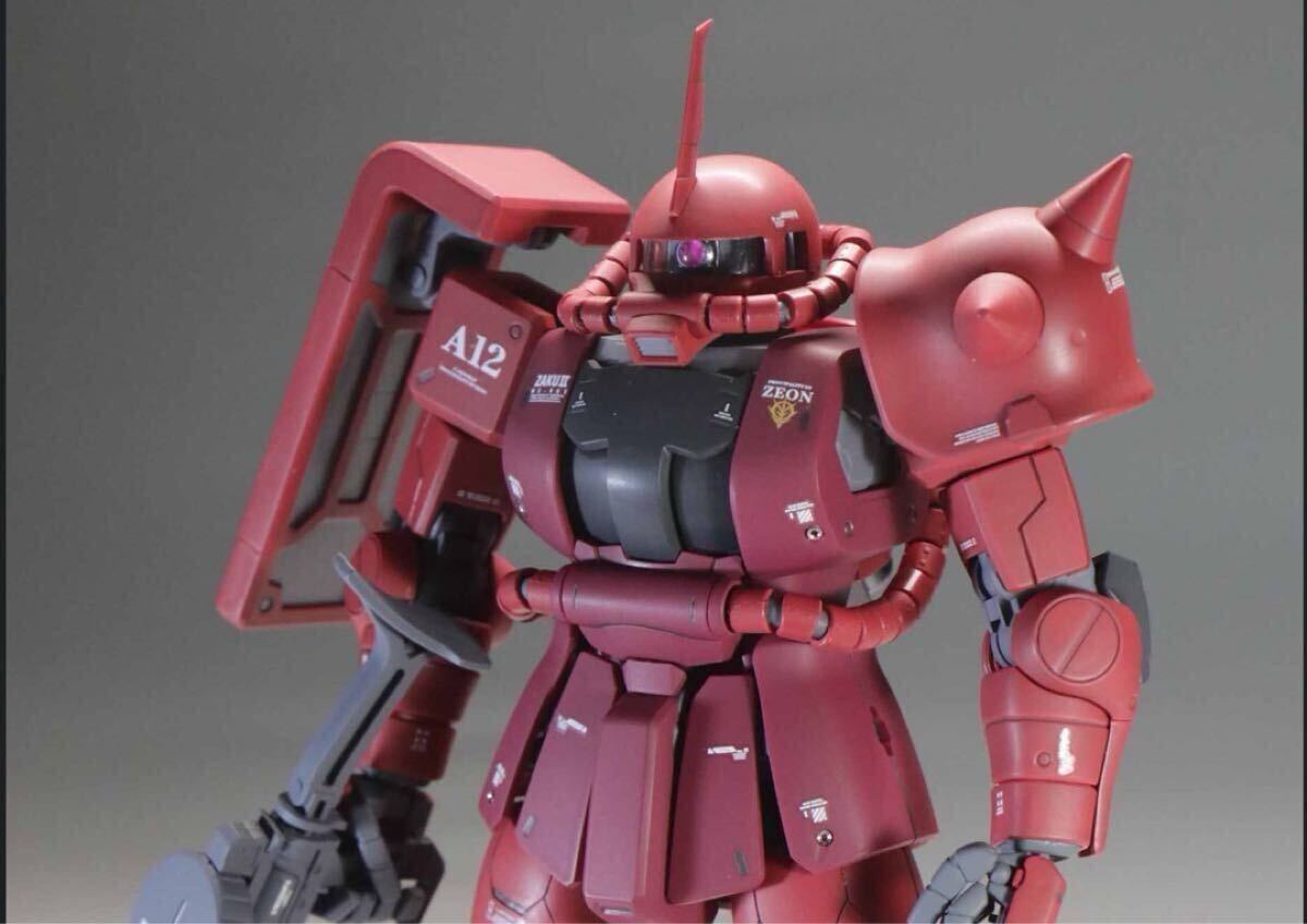 Yahoo!オークション -「mgシャア専用ザク」(完成品) (ガンダム Yahoo!オークション -「mgシャア専用ザク」(完成品) (ガンダム