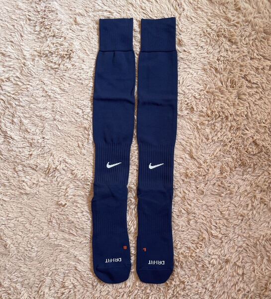 ☆ナイキ NIKEサッカーソックス 靴下 25〜27cm 1P ネイビー