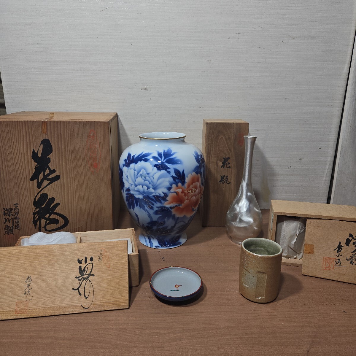 Yahoo!オークション -「有田焼 花瓶」(深川製磁) (ブランド別)の Yahoo!オークション -「有田焼 花瓶」(深川製磁) (ブランド別)の