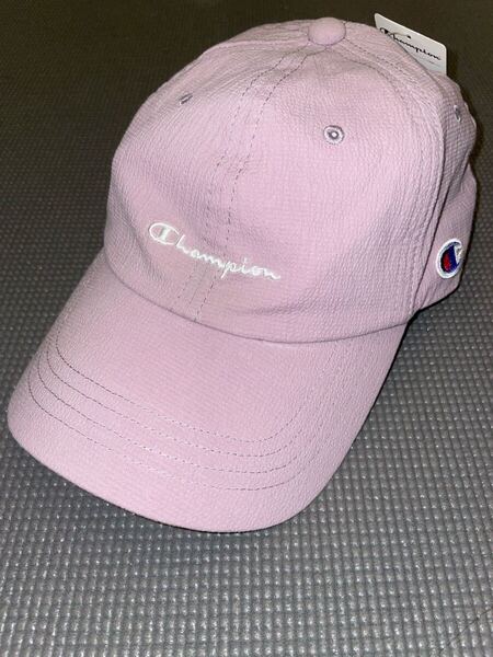 チャンピオン キャップ 帽子 紫 くすみパープル champion