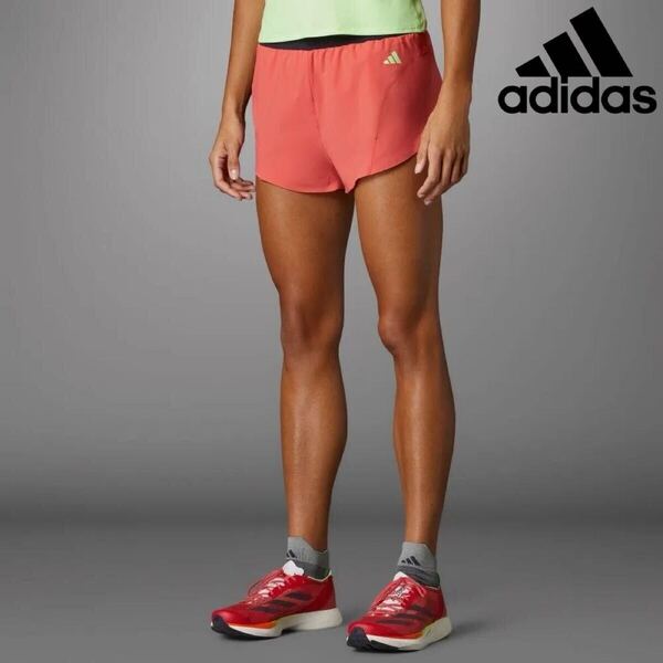 L 新品 レディース 陸上/ランニング ショート/ハーフパンツ EKIDEN IU0706 駅伝 アディダス adidas ショートパンツ ランパン