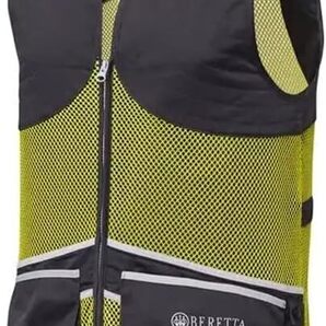新品国内在庫 (M)ベレッタ BERETTA 男女兼用 フルメッシュ 射撃ベスト Ice Gray & Sulphur Spring