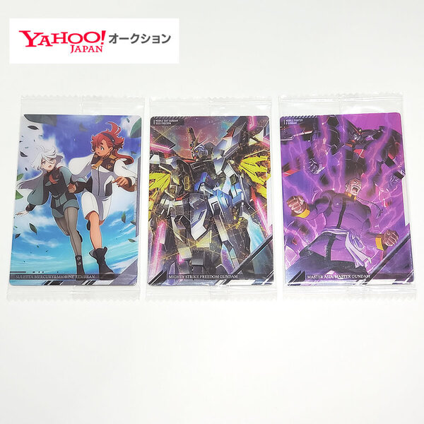 機動戦士ガンダム■イタジャガ ビジュアルアート(10R マスターアジア 16R マイティーストライクフリーダムガンダム 25N スレッタ&ミオリネ