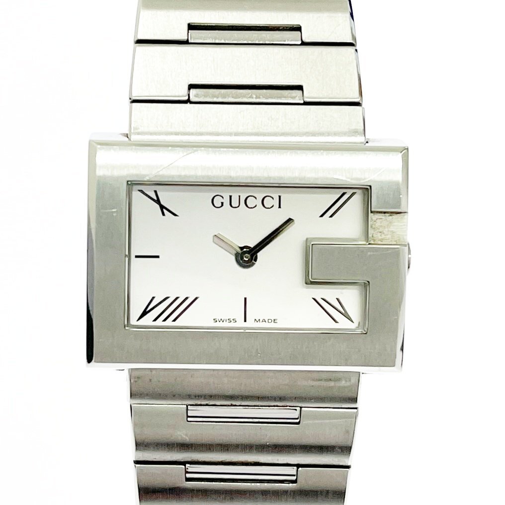 Gucci 100L Watch Quartz 30mm Men's White Dial Swiss Made
