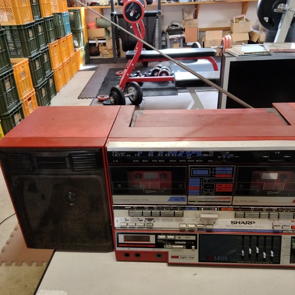Yahoo!オークション -「(レッド 赤)」(カセットデッキ