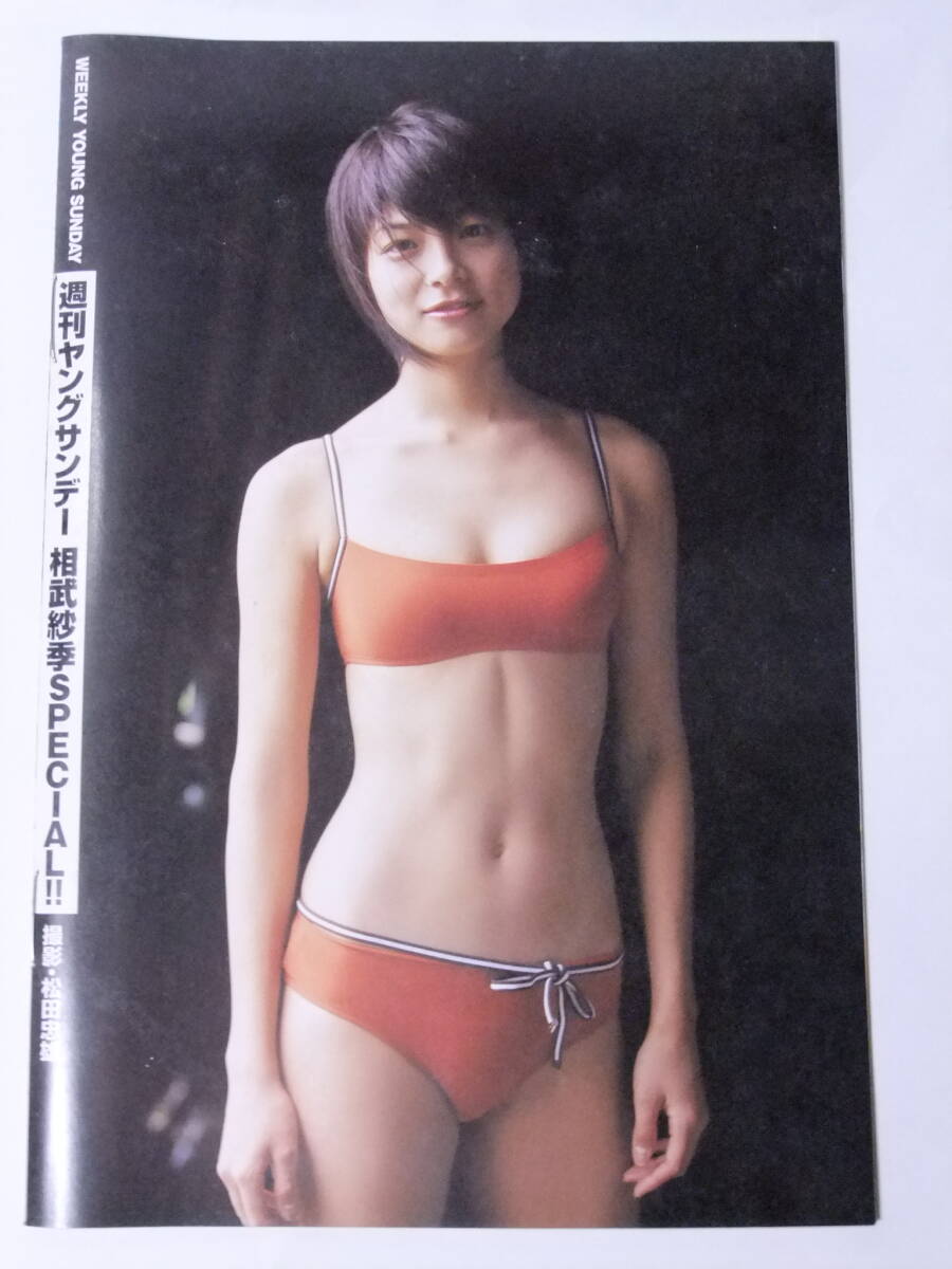 相武紗季 伊藤あい グラビア切抜き ポスター付 週刊ヤング