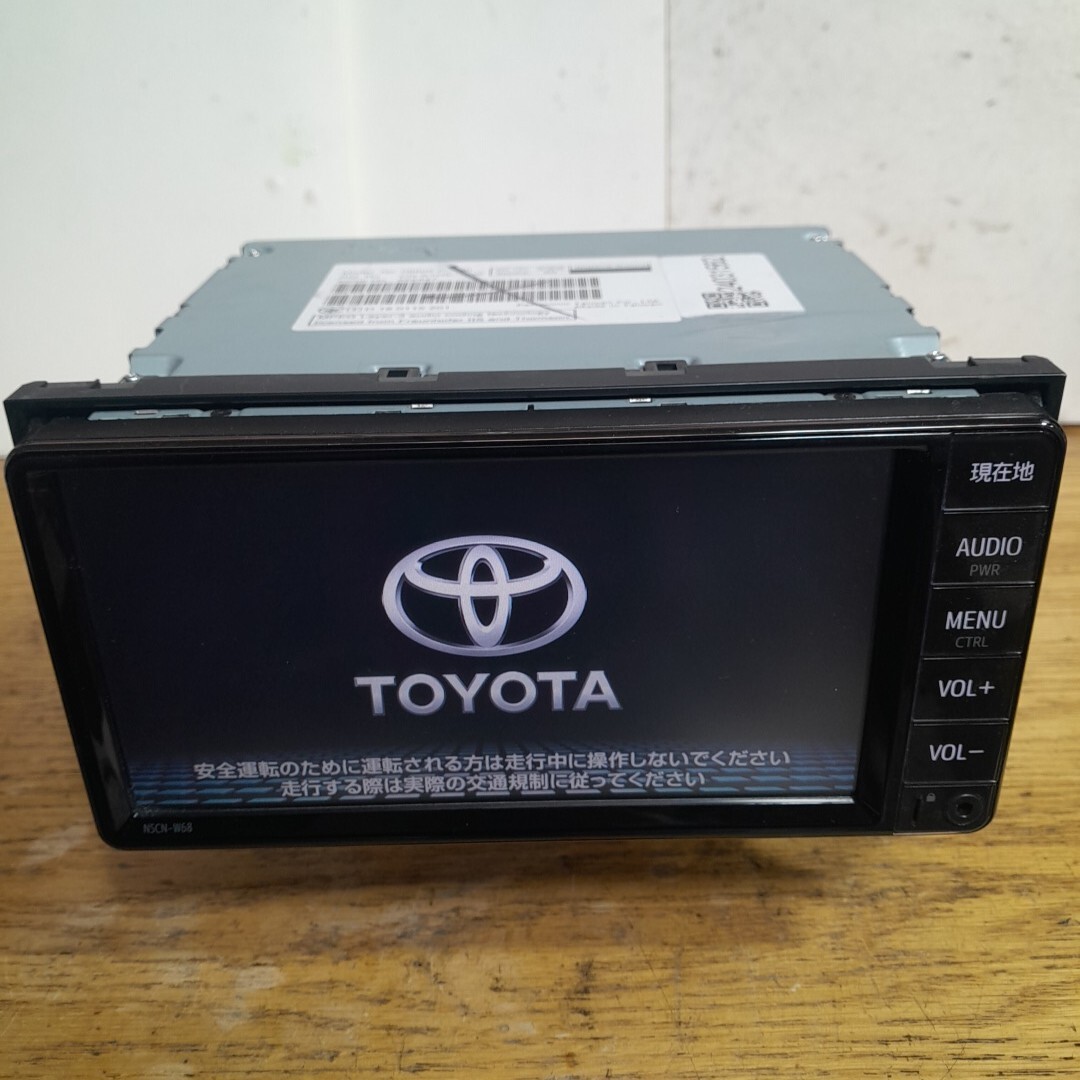 【最終値下げ】toyota純正カーナビ MSCN-W68 SD地図付き NSCN-W68トヨタ純正ナビ地図データSD 2019年 最終値下げ中です