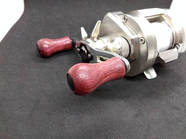 ウッドハンドルノブ Type-A/Type S 20mm SHORT 2個セット パープルハート (P2503008)