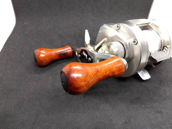 ウッドハンドルノブ Type-A/Type S 22mm ラウンドノブ 2個セット カリン 花梨 (P2503025)