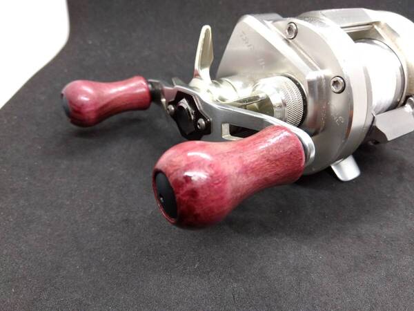 ウッドハンドルノブ Type-A/Type S 20mm SHORT 2個セット パープルハート (P2503037)