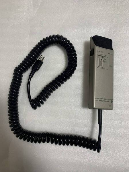 PY30 セドリック グロリア ブロアムVIP純正 録音機能付カセットデッキ用 カラオケマイク クラリオン製 ホルダーと取説付 Y30 WY30 VY30