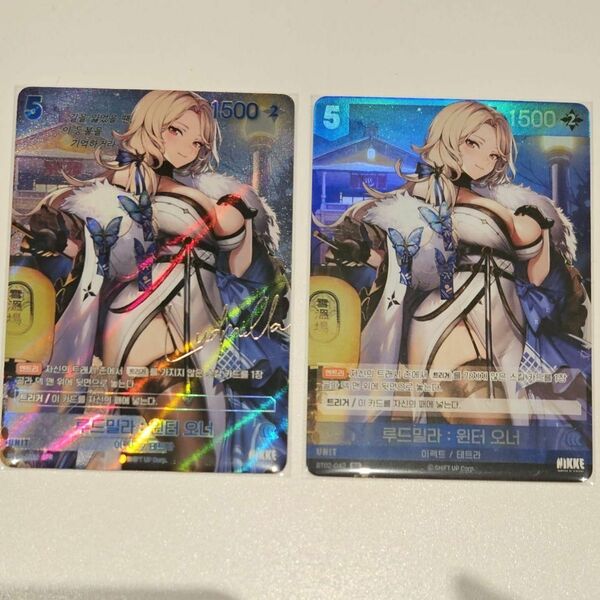 韓国 NIKKE NIVEL ARENA korea カード ルドミラ サイン ニベルアリーナ