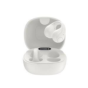 ワイヤレスイヤホン イヤーカフ型 アクセサリー ブルートゥース イヤフォン グリーンハウス GH-OWSB-WH/9017 ホワイトx1台/送料無料