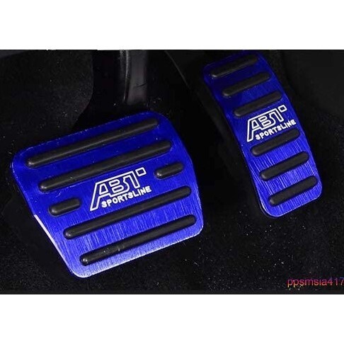 アルミ ペダルカバー ブレーキ アクセルペダル ブルー 簡単取付 高級感 カスタム フォルクスワーゲン ン ティグアン 5N ゴルフ