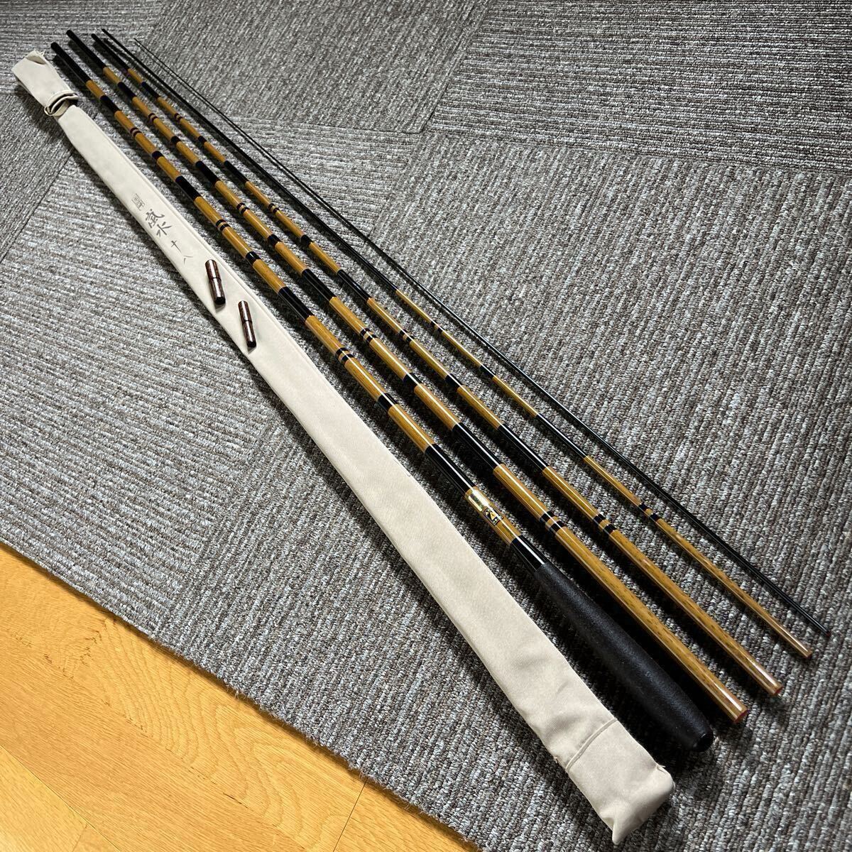 ブランドのギフト Yahoo!オークション (淡水 -「嵐水18尺」(ヘラブナ竿、コイ竿) ヘラブナ竿