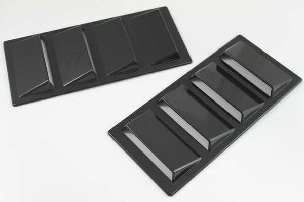 送料込 取付例あり 汎用ダミーダクトtype56サメエラタイプボンネットフェンダーなどに フェンダー、バンパー、ボンネット、リア、フロント