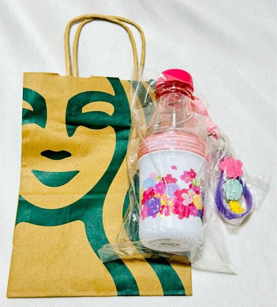 【新品】スターバックス SAKURA2021ウォーターボトル フラワーチャーム 473ml 水筒 スタバ マイボトル 桜柄