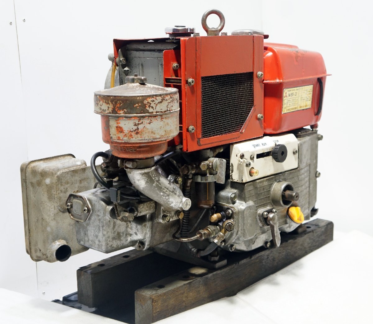 カツラ　ミツビシ？　発動機 かつら石油発動機を修理する！Mitsubishi old engine repair