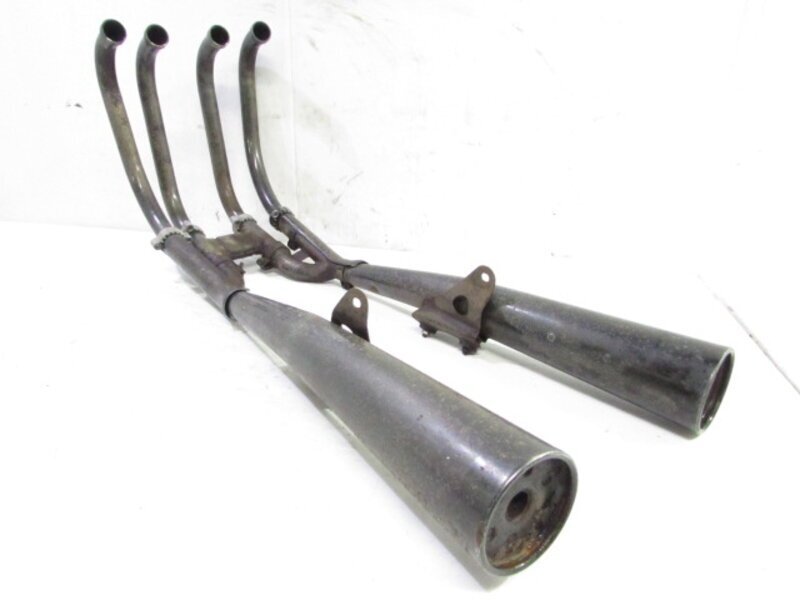 gs750 マフラー ショート管 GS750E/GS750G BK （S7） | マフラー本体 | 株式会社