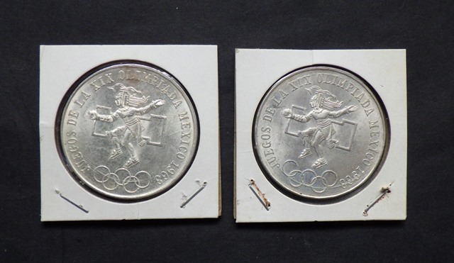 ☆土終 【PCGS MS64】1942-M メキシコ 20C銀貨 未使用+ //世界