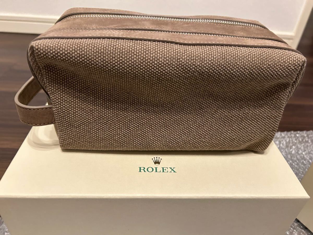 希少美品】ROLEX ロレックス レザー ポーチ 4連ファスナー