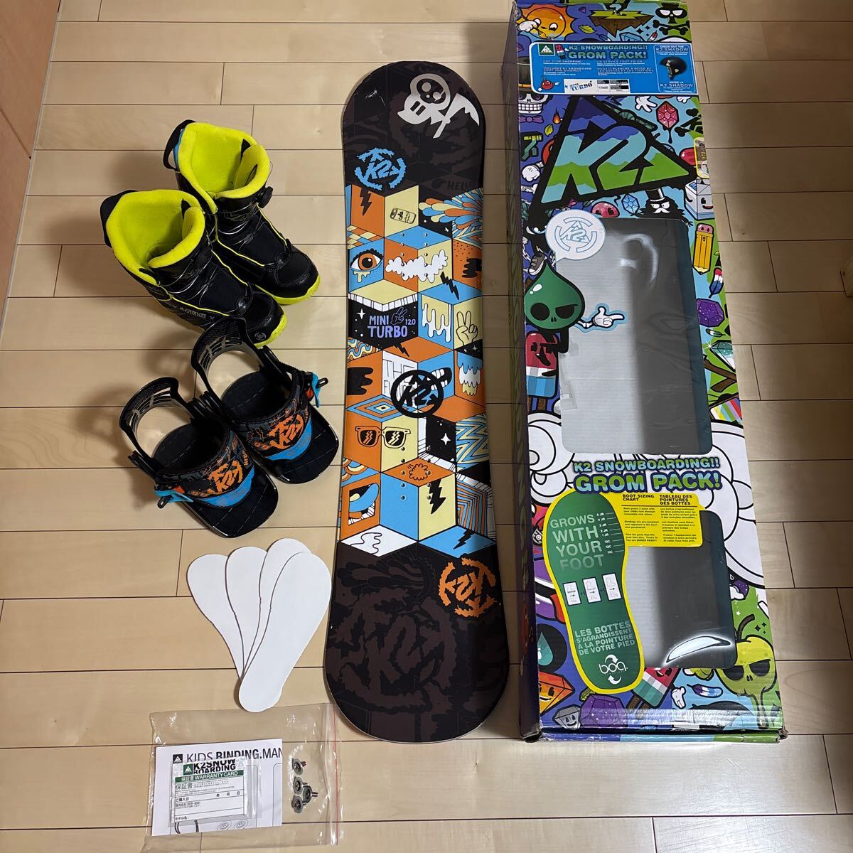Yahoo!オークション -「k2 スノーボード キッズ」(子ども用 Yahoo!オークション -「k2 スノーボード キッズ」(子ども用