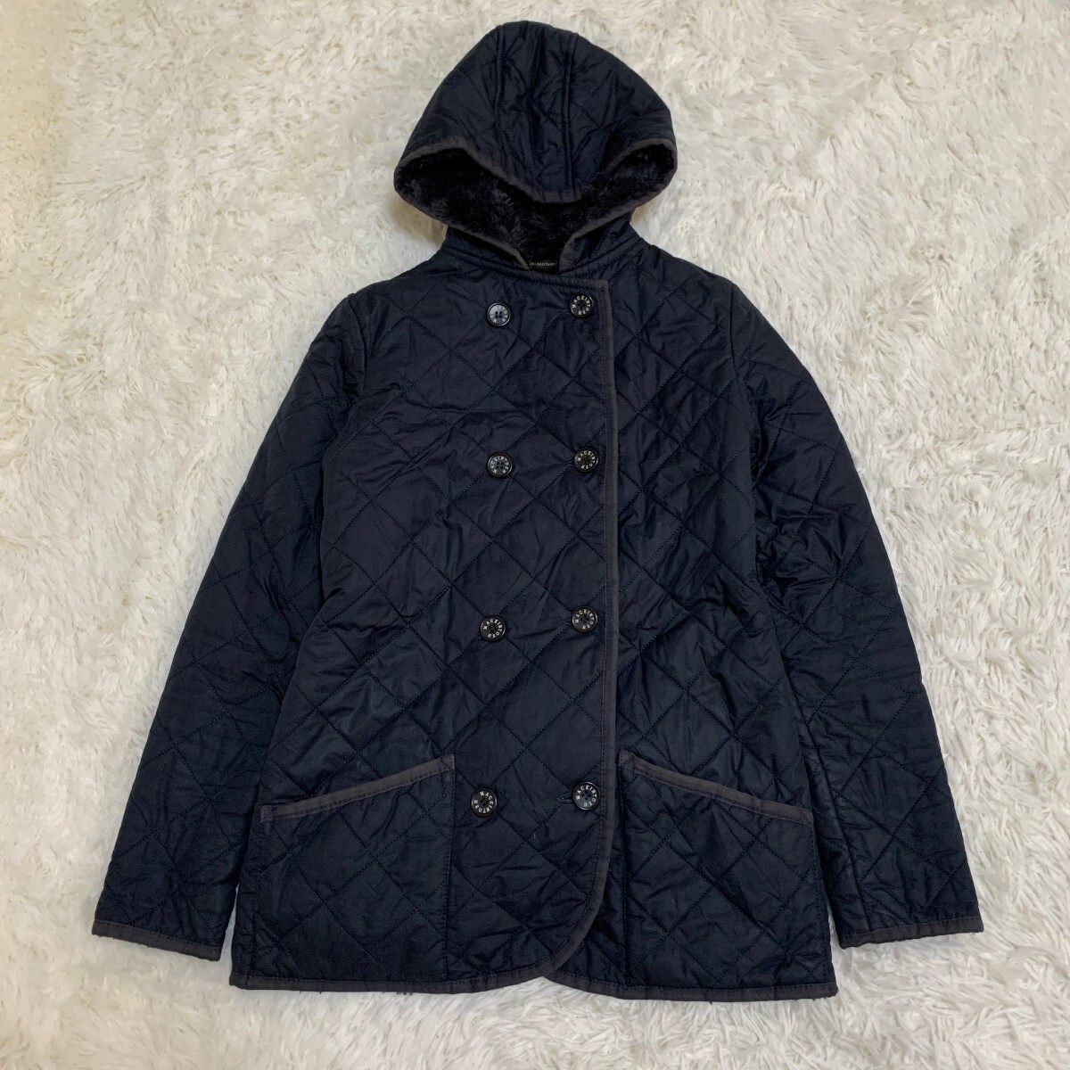 未使用級 XL位 マッキントッシュ キルティング ダブルブレスト P