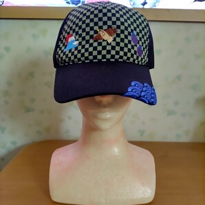 和柄キャップ(青海波と一富士二鷹三茄子)・在庫処分
