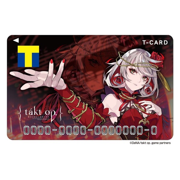 匿名配送 送料無料 Tカード/Tポイントカード (takt op. 運命は真紅き旋律の街を「運命」) 新品 台紙付き 未登録