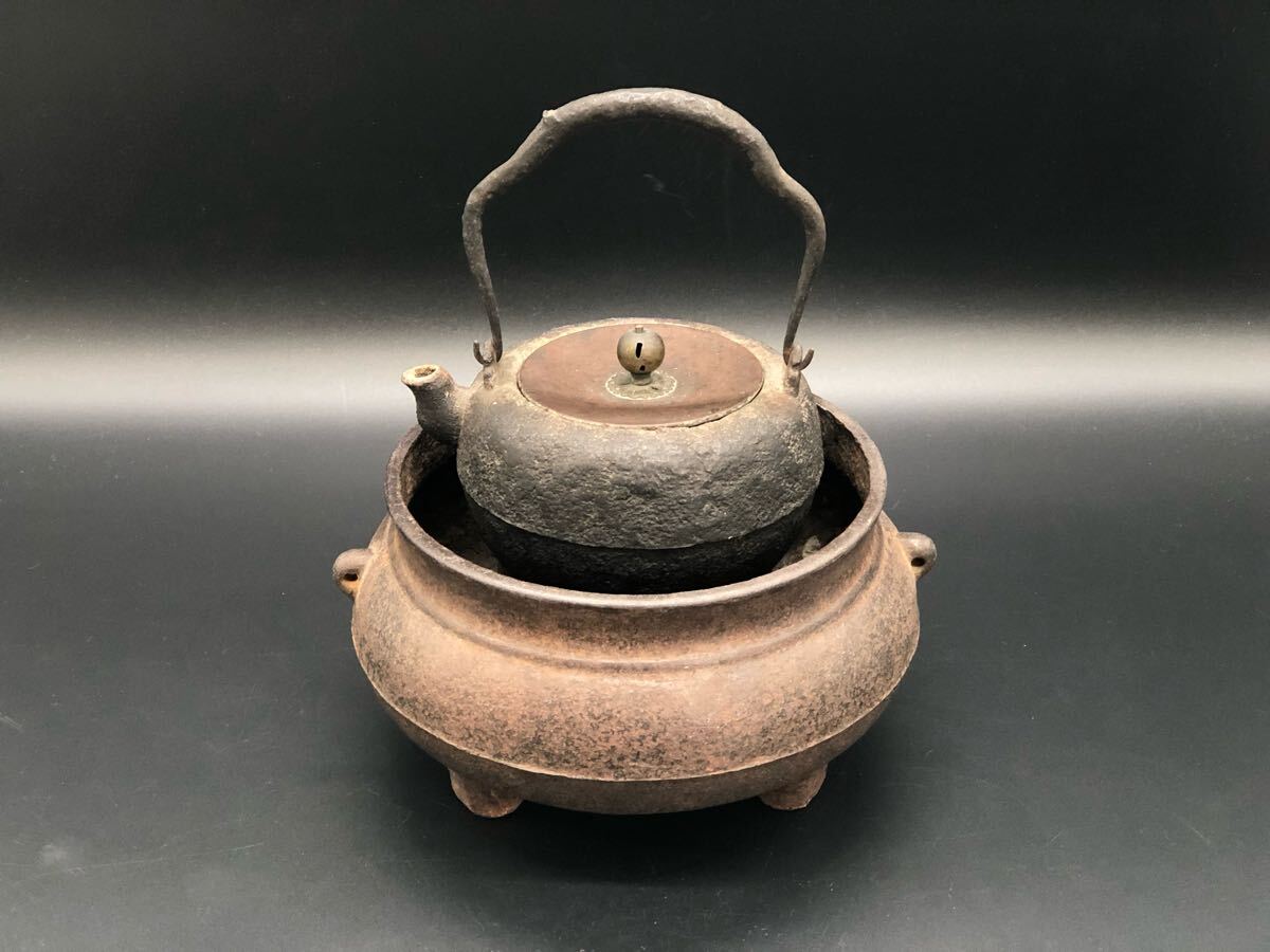 煎茶道具 凉炉 2点 Yahoo!オークション -「煎茶 涼炉」(アンティーク、コレクション