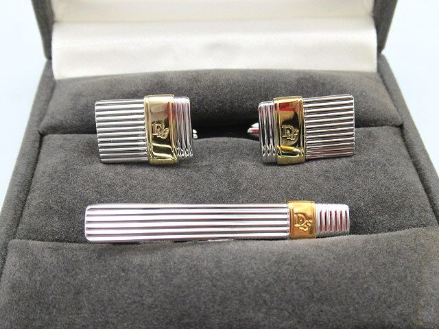 消費税無し 銀製シルバー タイピンカフスタイタック 375g 中古 消費税無し 銀製シルバー タイピンカフスタイタック 375g 中古