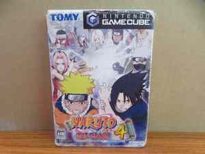 KME14695★GC ナルト 激闘忍者大戦!4 NARUTO 紙ケース・ケース説明書ハガキ付き ゲームキューブ 研磨済み